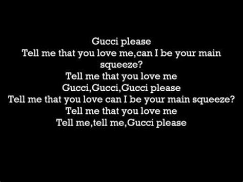 gucci lyrics in english.